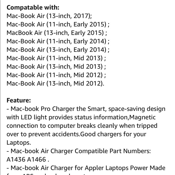 Old Style MacBook Air Charger - Picture 4 of 4